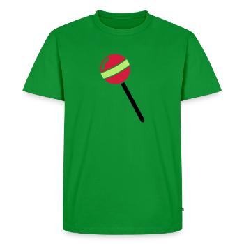 Lutscher, Lolli, Lollipop - T-shirt Premium bio Homme - vert - Devant - Nico (187cm)
