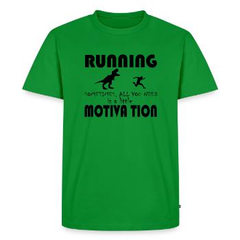 Dinosaure Dino Dinosaur - T-shirt Premium bio Homme - vert - Devant - Nico (187cm)