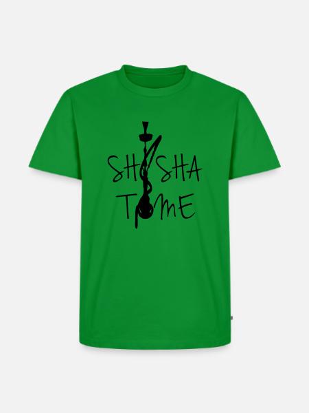 shisha_time - Männer Premium Bio T-Shirt - Grün
