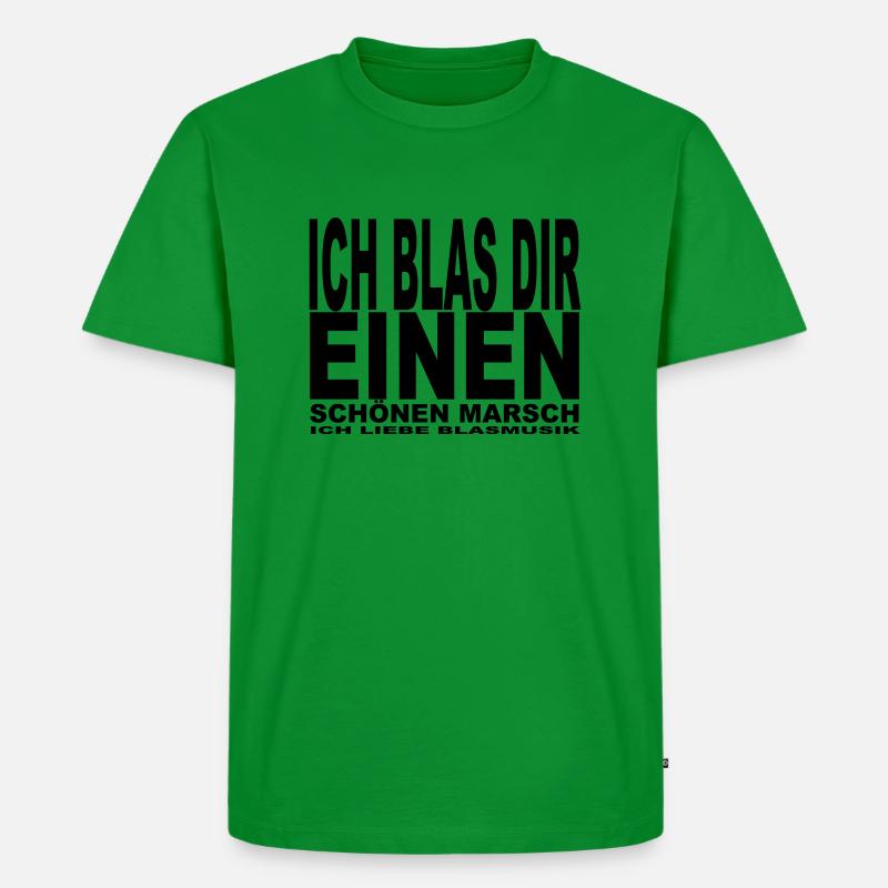 Ich blas dir einen - Männer Premium Bio T-Shirt - Grün