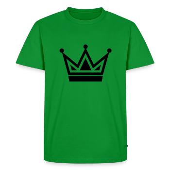 crown8 - T-shirt Premium bio Homme - vert - Devant - Nico (187cm)