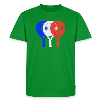 padel-france2 - Men's Premium Organic T-Shirt - green - Front - Nico (187cm)