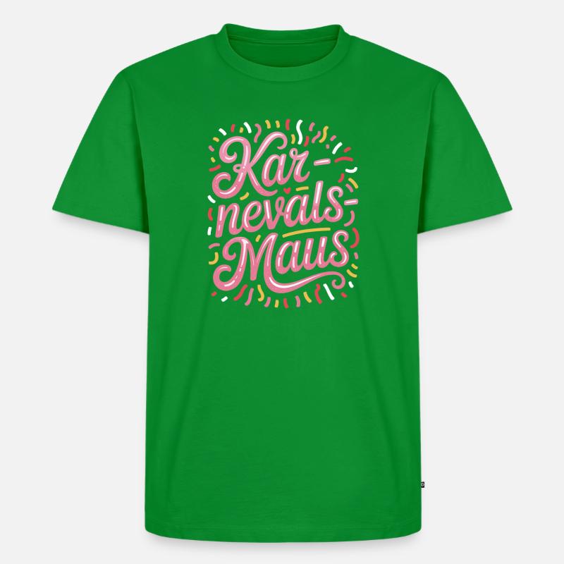 Karnevalsmaus Karneval Köln Kölner Karnevals Maus - Männer Premium Bio T-Shirt - Grün