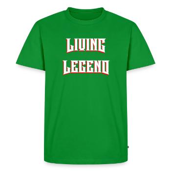 Légende vivante - T-shirt Premium bio Homme - vert - Devant - Nico (187cm)