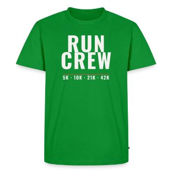 Équipe de course Running Marathon Team Run - T-shirt Premium bio Homme - vert - Devant - Nico (187cm)
