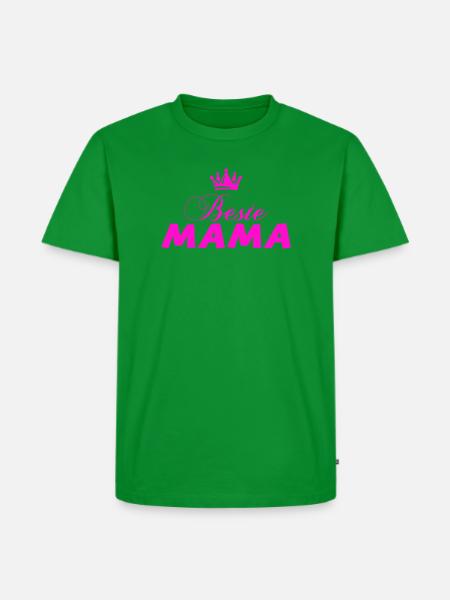 Beste Mama - Männer Premium Bio T-Shirt - Grün