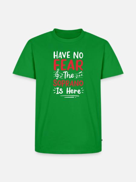 Musiklehrer Sopran Spruch - Männer Premium Bio T-Shirt - Grün