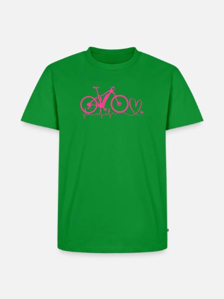 E-Bike EBike E Bike - Männer Premium Bio T-Shirt - Grün