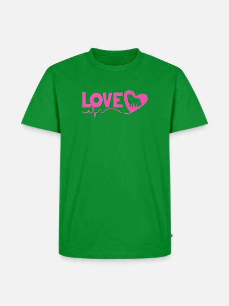 Pyrenäenhund - Männer Premium Bio T-Shirt - Grün