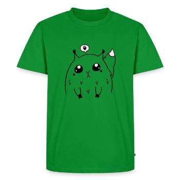 Squirrel - Men's Premium Organic T-Shirt - green - Front - Nico (187cm)