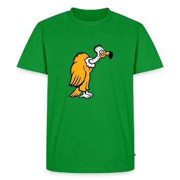 Vautour charognard oiseau Drôle Vautour Vautour Plaisir - T-shirt Premium bio Homme - vert - Devant - Nico (187cm)