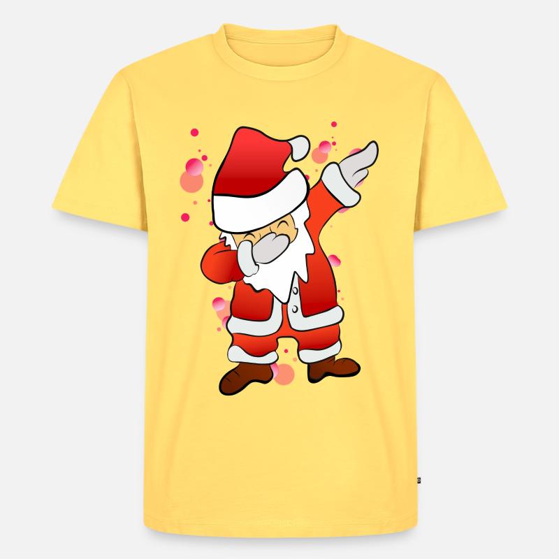Dabbing Nicholas - Men's Premium Organic T-Shirt - sky yellow