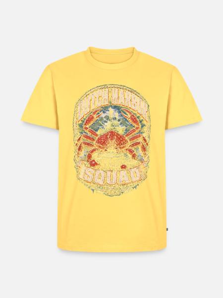 Alaska Königskrabben Dutch Harbour Squad - Männer Premium Bio T-Shirt - Pastellgelb