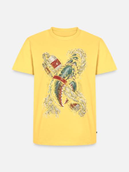 Hummerfänger Hummerfischer - Männer Premium Bio T-Shirt - Pastellgelb