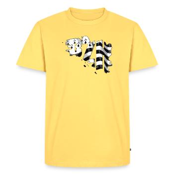 Bretagne - T-shirt Premium bio Homme - jaune pastel - Devant - AI Model Male 185 dark (185cm)