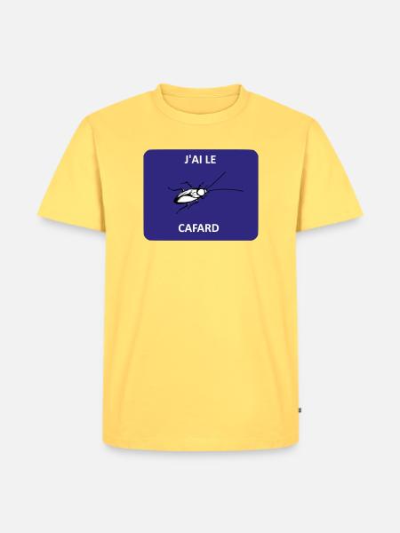 I'm feeling downhill - Men's Premium Organic T-Shirt - sky yellow