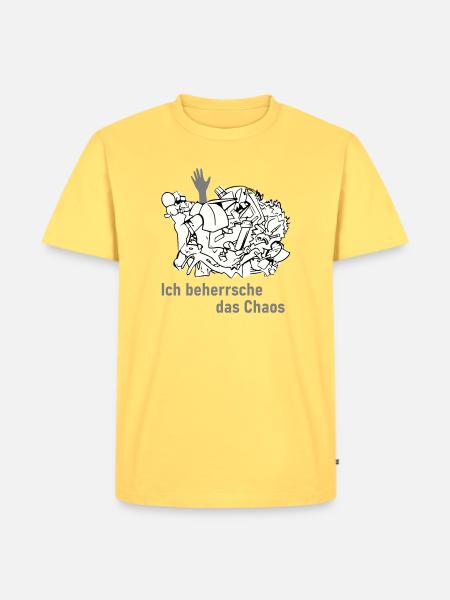 I master the chaos - Men's Premium Organic T-Shirt - sky yellow