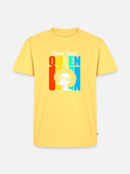 Sternzeichen Krebs - Männer Premium Bio T-Shirt - Pastellgelb