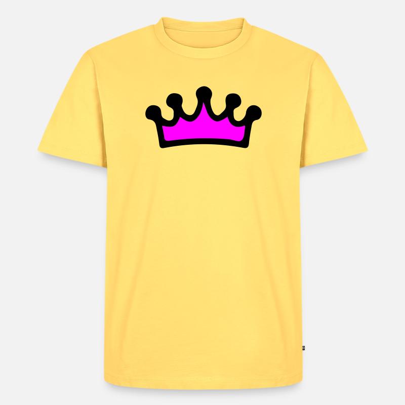 Krone Comic - T-shirt Premium bio Homme - jaune pastel