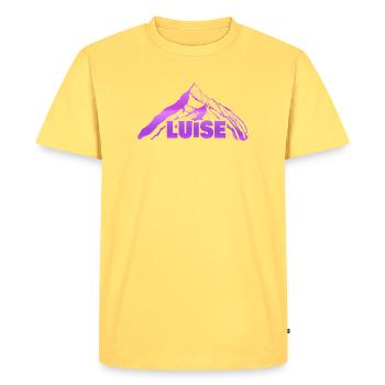 Cadeau pour Luise - T-shirt Premium bio Homme - jaune pastel - Devant - AI Model Male 185 dark (185cm)