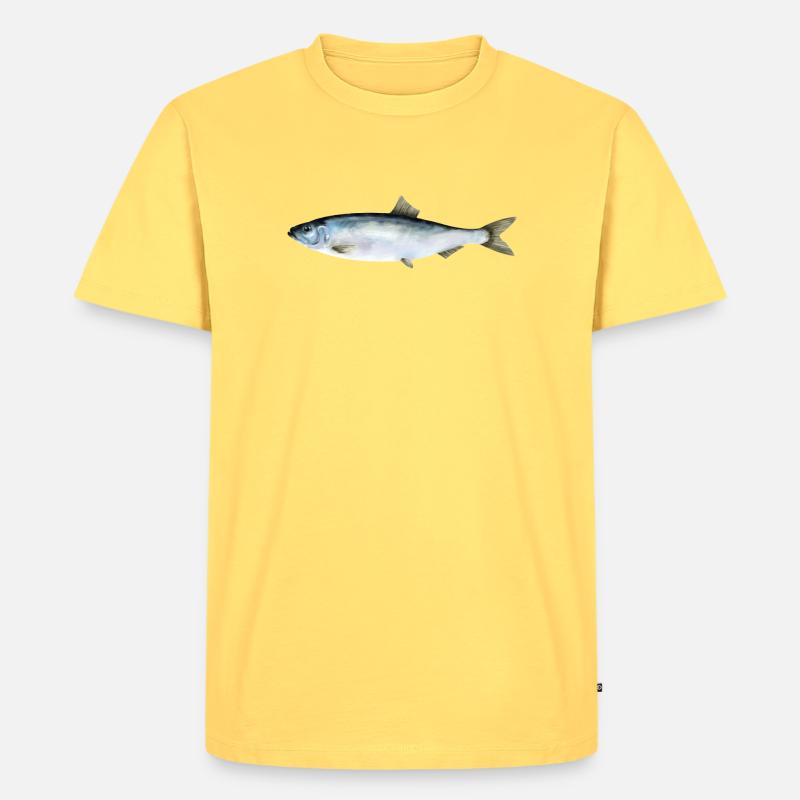 Hering - Männer Premium Bio T-Shirt - Pastellgelb