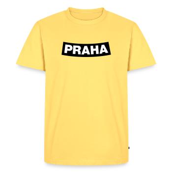 Praha Chapter Element (JGA MC-Rocker-Design) - Männer Premium Bio T-Shirt - Pastellgelb - Vorne - AI Model Male 185 dark (185cm)