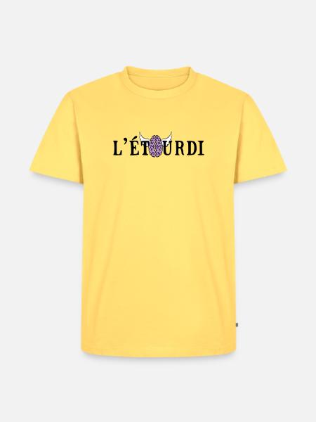 dizzy - Men's Premium Organic T-Shirt - sky yellow