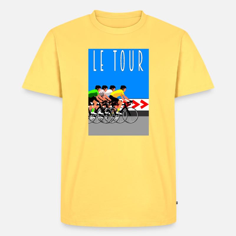 Lass unser - Männer Premium Bio T-Shirt - Pastellgelb