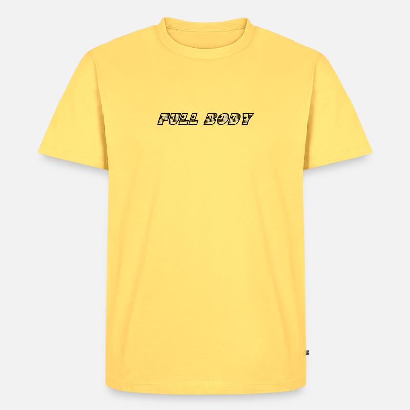 CORPS COMPLET - T-shirt Premium bio Homme - jaune pastel