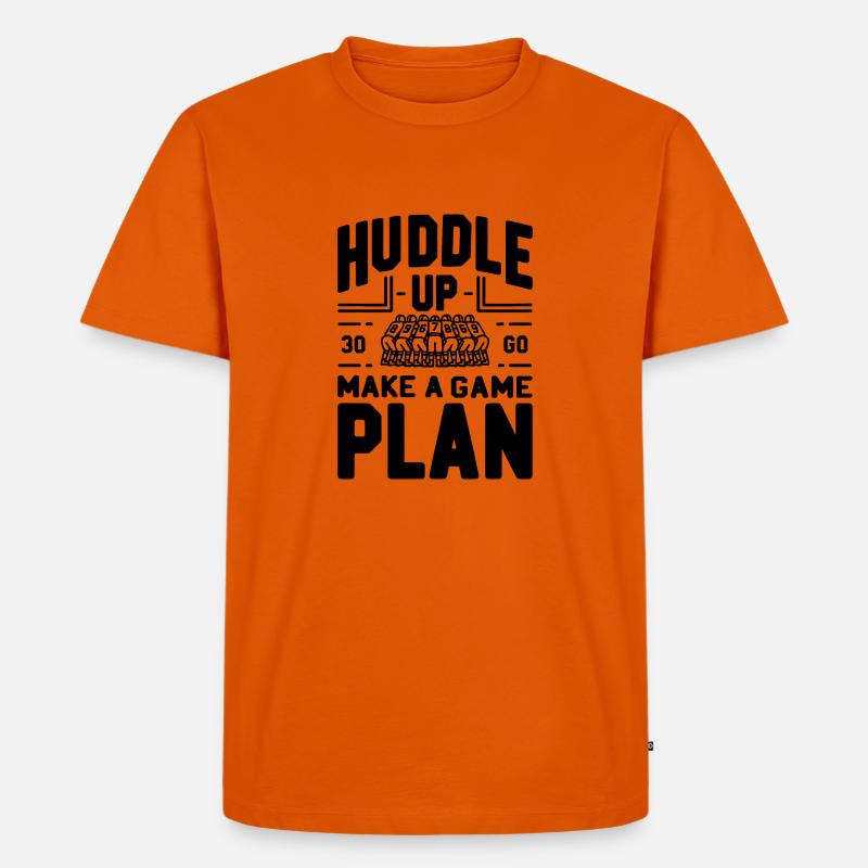 Machen Sie einen Plan - Männer Premium Bio T-Shirt - Orange 