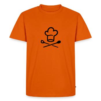 couteau - T-shirt Premium bio Homme - orange  - Devant - Nico (187cm)