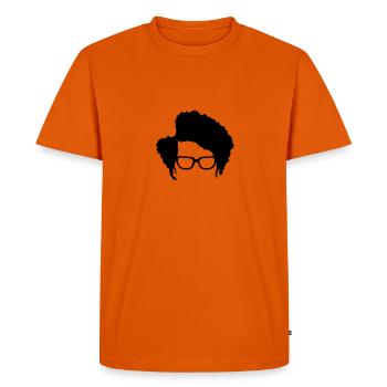 Moss IT-Crowd - Männer Premium Bio T-Shirt - Orange  - Vorne - Nico (187cm)