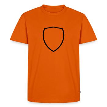 Manteau des bras - T-shirt Premium bio Homme - orange  - Devant - Nico (187cm)