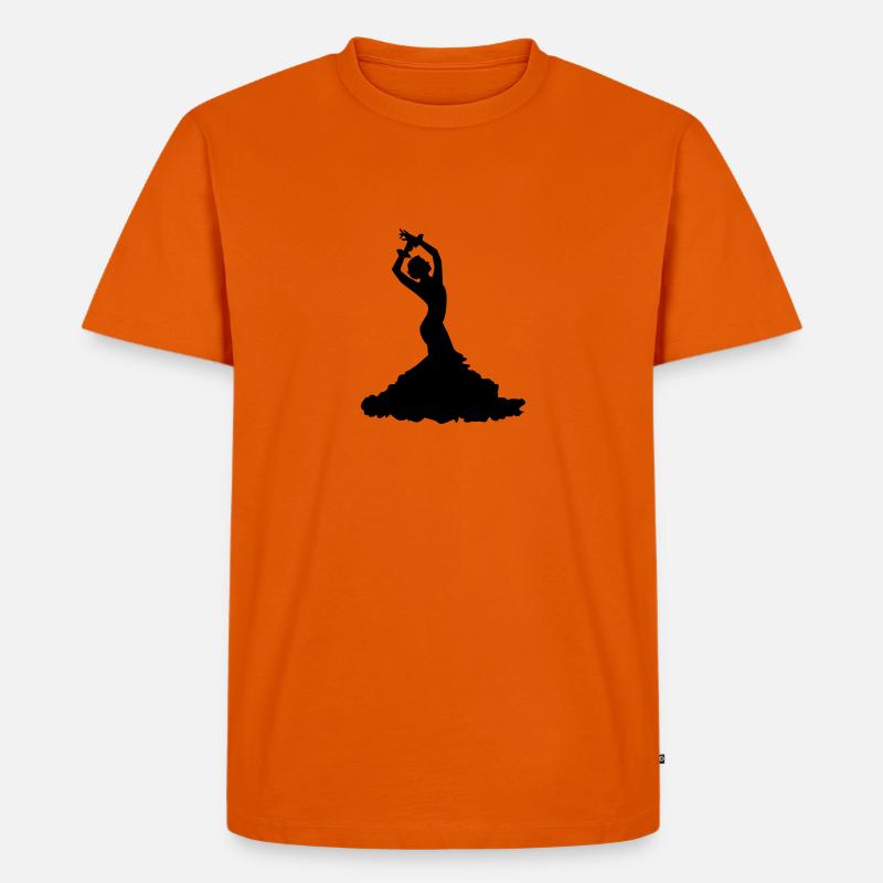 Flamenco - Männer Premium Bio T-Shirt - Orange 