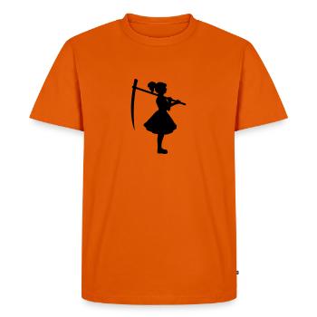 Kate avec Sense - T-shirt Premium bio Homme - orange  - Devant - Nico (187cm)