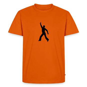 tanzen - T-shirt Premium bio Homme - orange  - Devant - Nico (187cm)