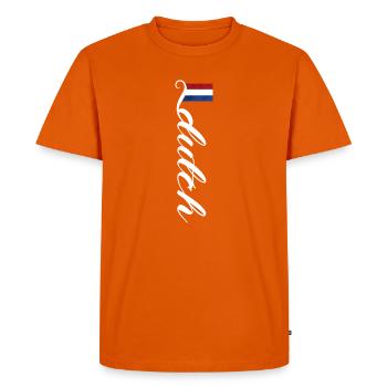Pays-Bas Pays-Bas Pays-Bas - T-shirt Premium bio Homme - orange  - Devant - Nico (187cm)