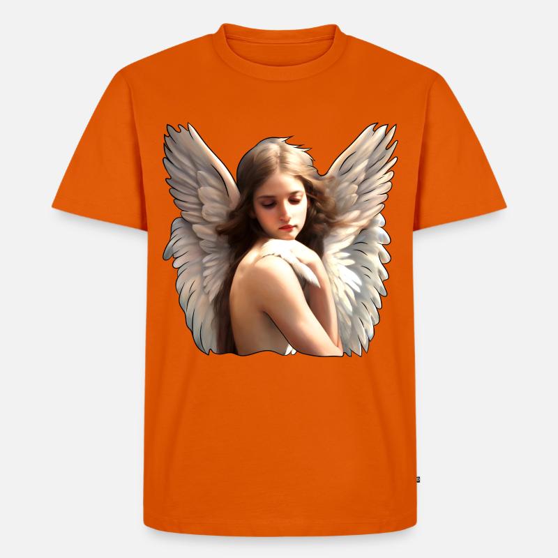 Ange céleste - T-shirt Premium bio Homme - orange 