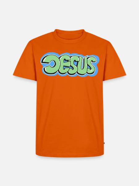 Jesus - Men's Premium Organic T-Shirt - orange