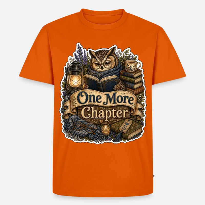 One More Chapter - Männer Premium Bio T-Shirt - Orange 
