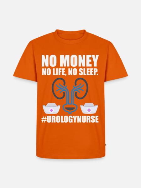 Urologie-krankenschwester Abteilungszubehör - Männer Premium Bio T-Shirt - Orange