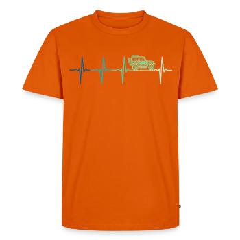 Off Road 4x4 Offroad Off-Road Vehicle - Men's Premium Organic T-Shirt - orange  - Front - Nico (187cm)