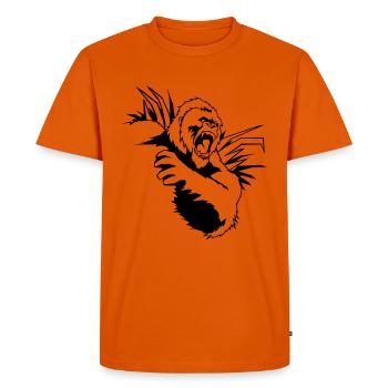 king_kong - Men's Premium Organic T-Shirt - orange  - Front - Nico (187cm)