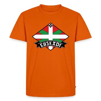 euskadi - pays basque 20 - T-shirt Premium bio Homme - orange  - Devant - Nico (187cm)