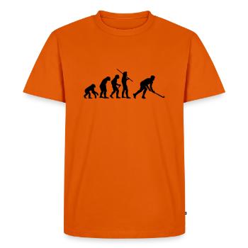 Evolution Hockey 2 - T-shirt Premium bio Homme - orange  - Devant - Nico (187cm)