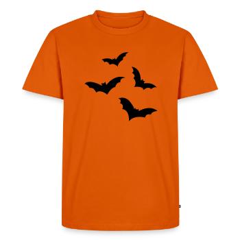 Chauve-souris - T-shirt Premium bio Homme - orange  - Devant - Nico (187cm)
