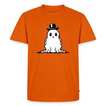 fantôme - T-shirt Premium bio Homme - orange  - Devant - Nico (187cm)
