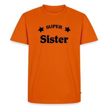 Super Sister - T-shirt Premium bio Homme - orange  - Devant - Nico (187cm)