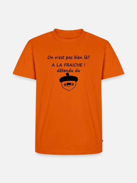 Die Walzer - Männer Premium Bio T-Shirt - Orange