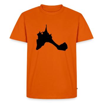 Formentera - T-shirt Premium bio Homme - orange  - Devant - Nico (187cm)